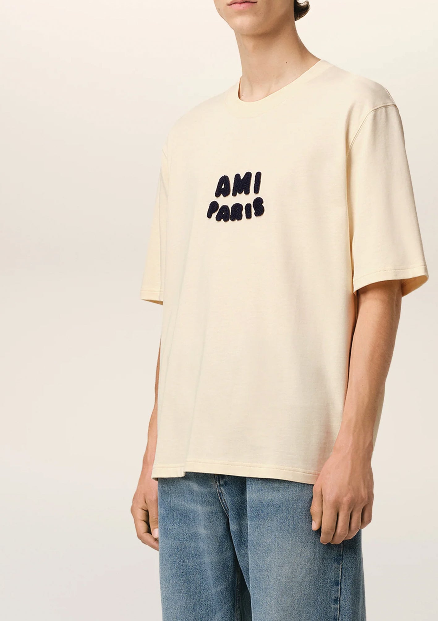AMI PARIS T-Shirt Cream