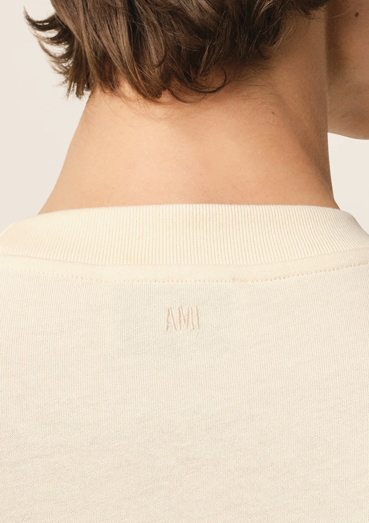 AMI PARIS T-Shirt Cream