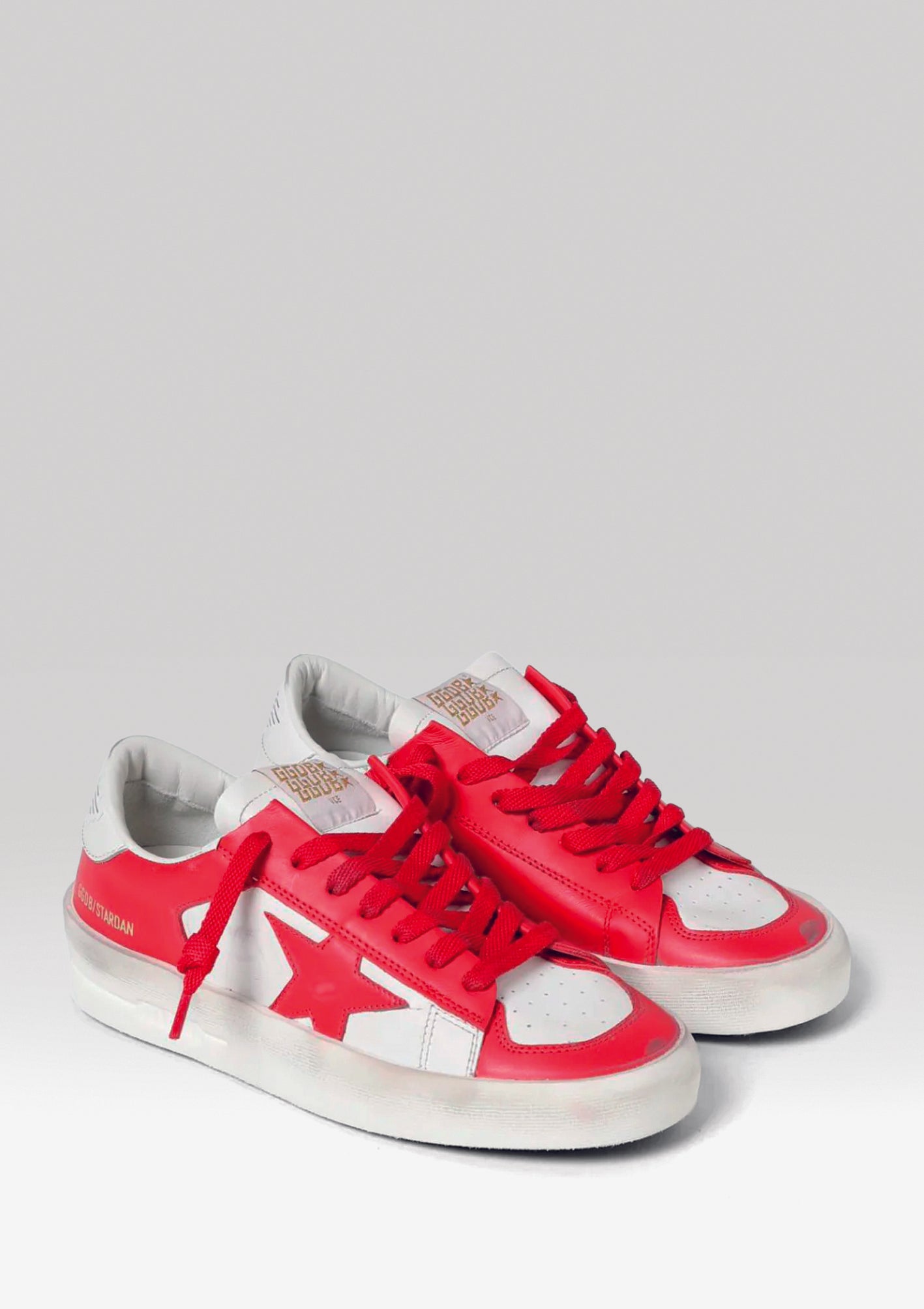 GOLDEN GOOSE Stardan White/Red