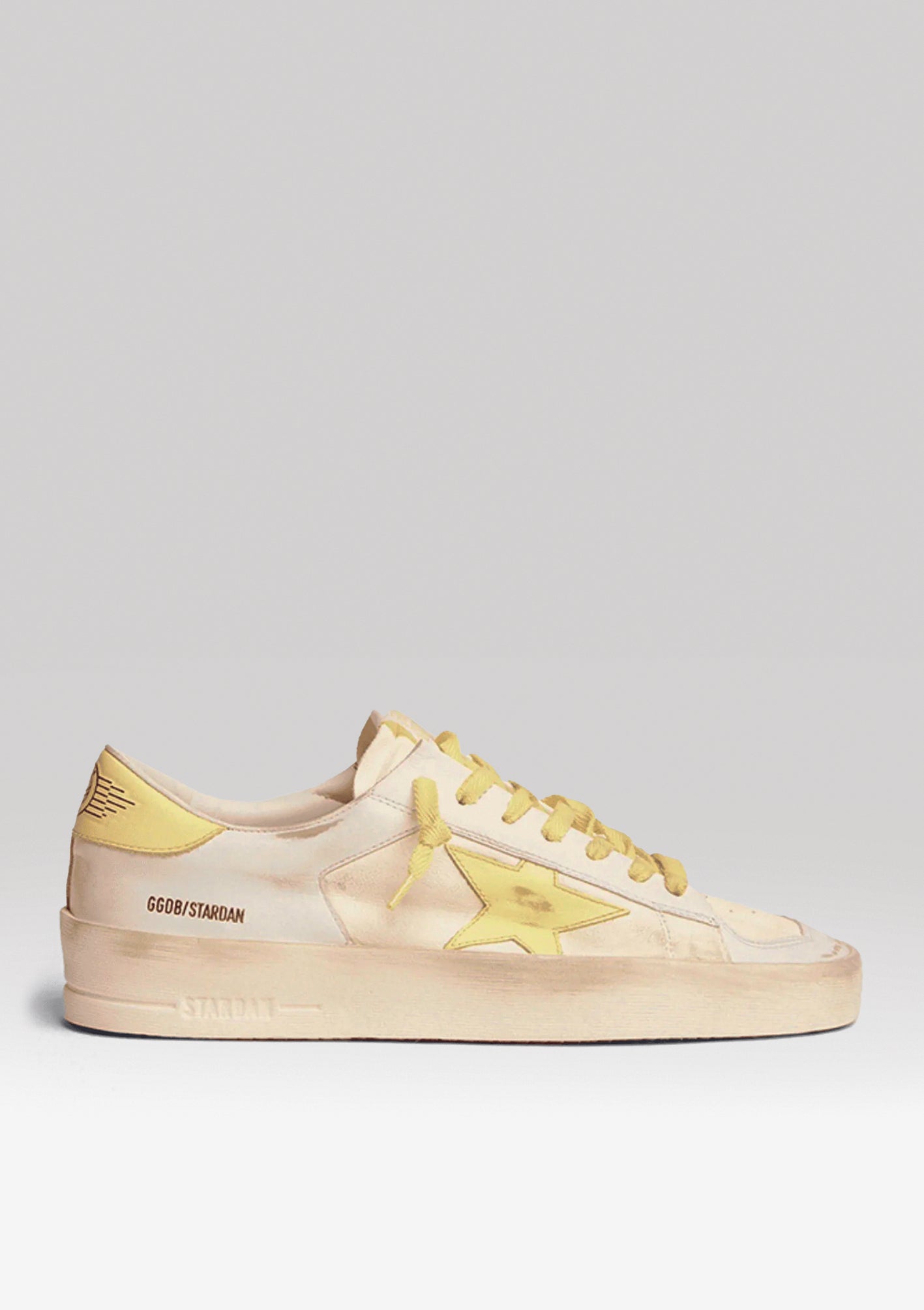 GOLDEN GOOSE Stardan White/Yellow