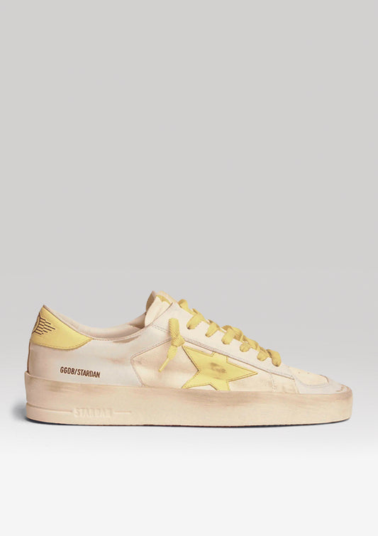 GOLDEN GOOSE Stardan White/Yellow