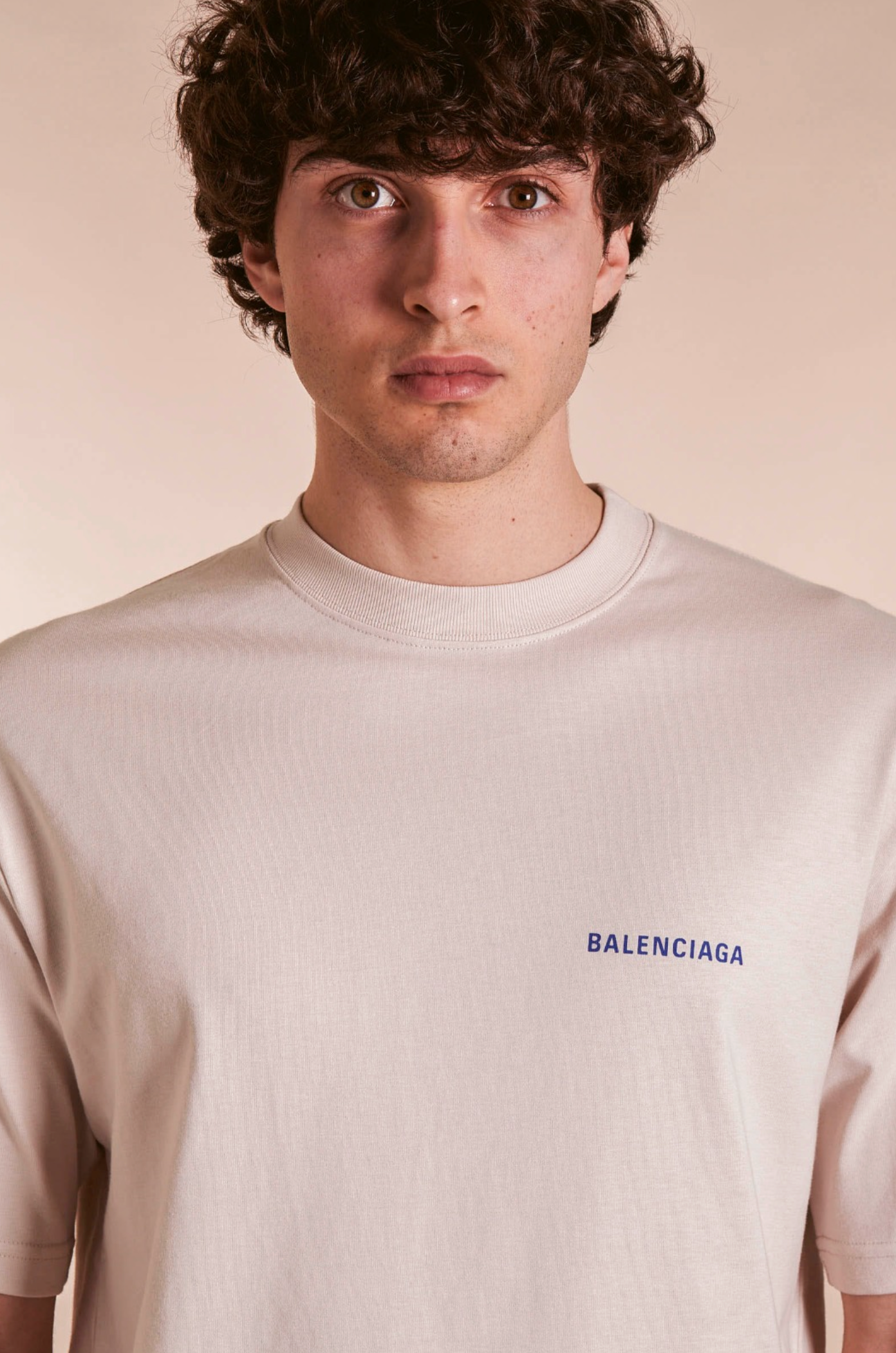 BALENCIAGA T-shirt Iconica Beige