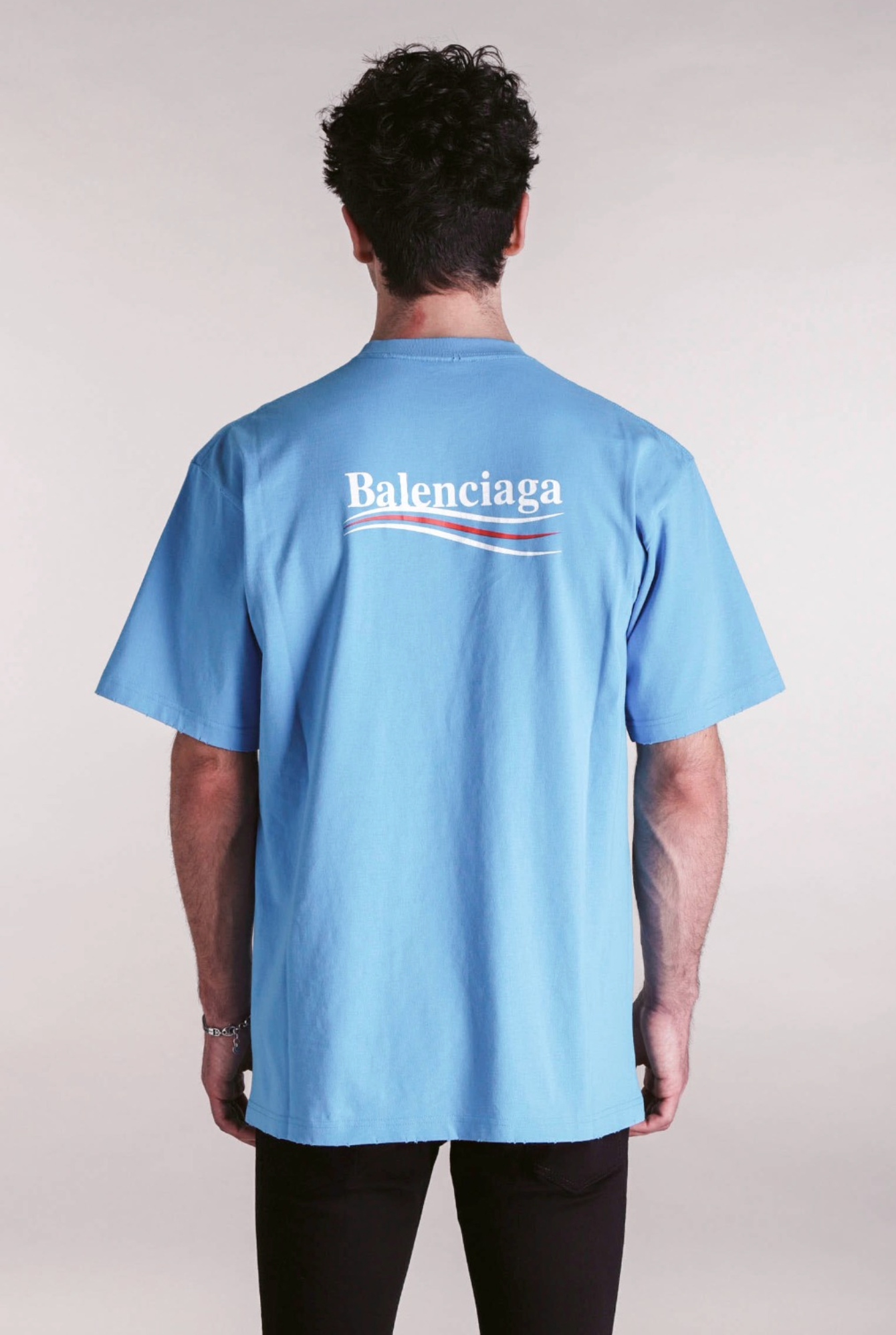 BALENCIAGA T-shirt Azzurra