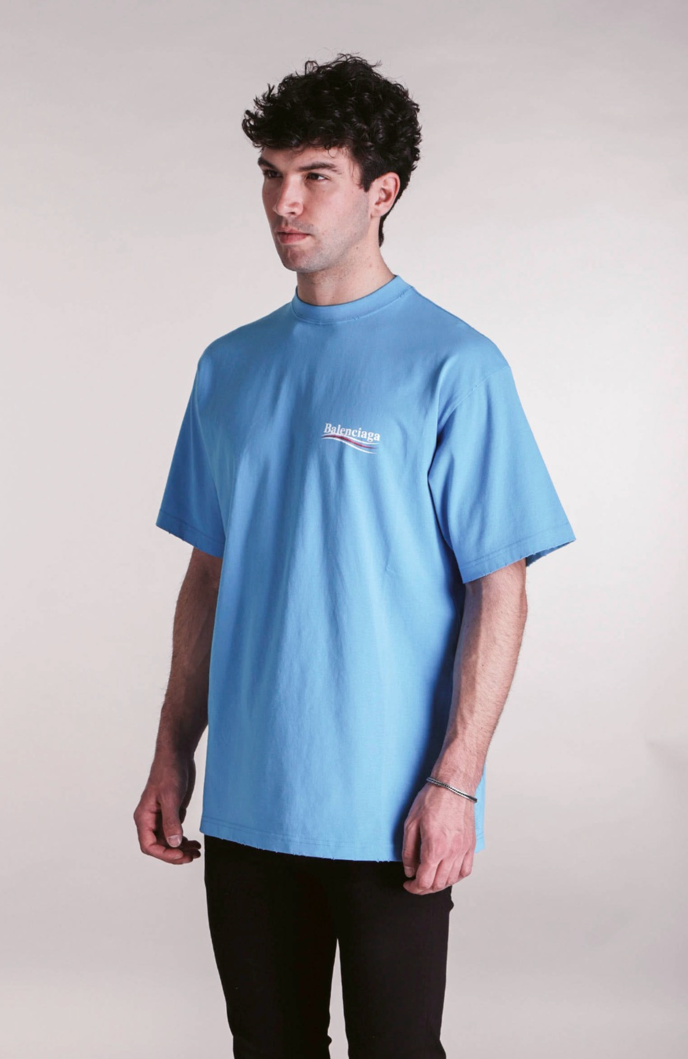 BALENCIAGA T-shirt Azzurra