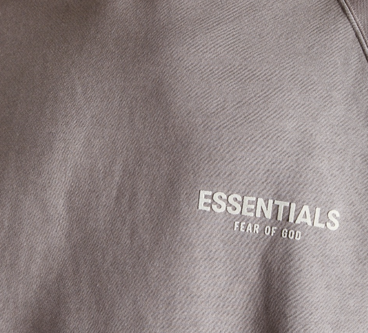 FEAR OF GOD ESSENTIALS Hoodie Sabbia