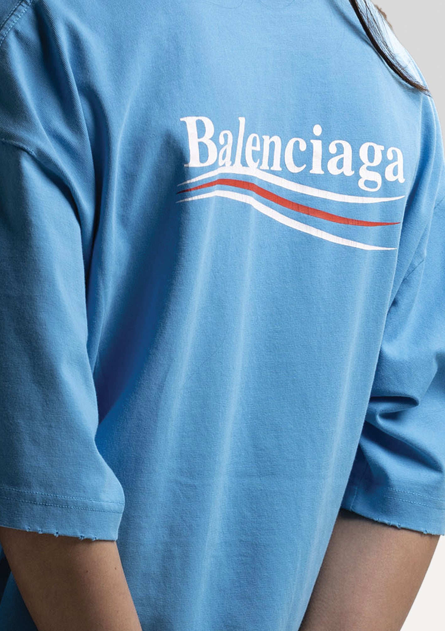 BALENCIAGA T-shirt Azzurra